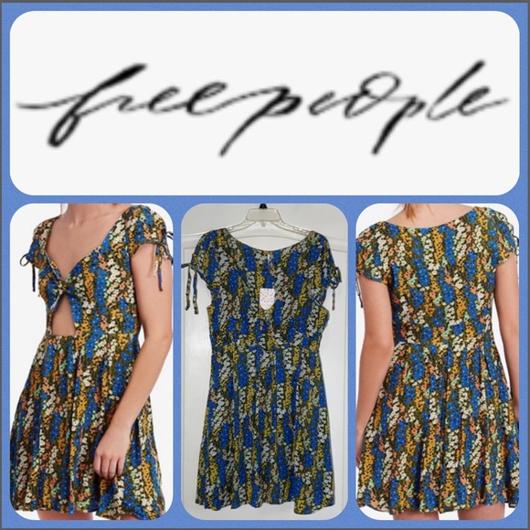 Free People Dresses & Skirts - Free People Miss Right Cutout Skater Dress